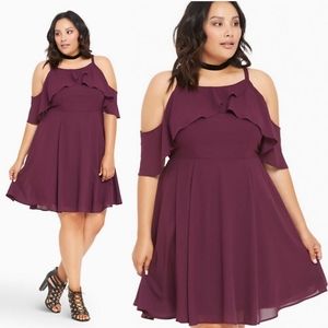 Purple Cold Shoulder